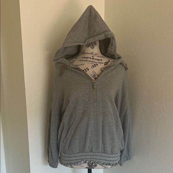 Kate Spade Gray Hooded Sweatshirt M - Picture 1 of 10